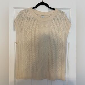 Joie Cream Cashmere Cowl Neck Sweater